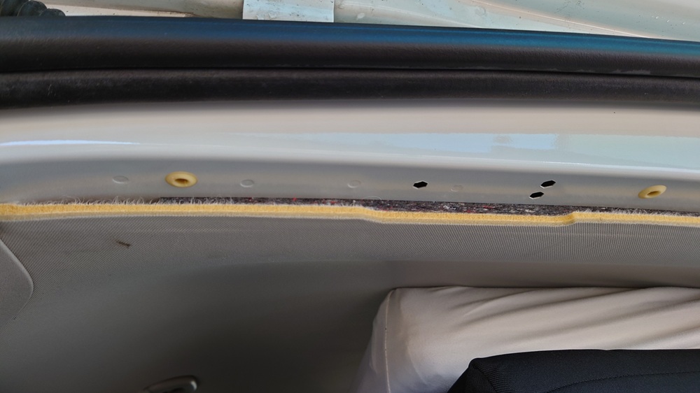 Dachhimmel Abdeckung entfernt