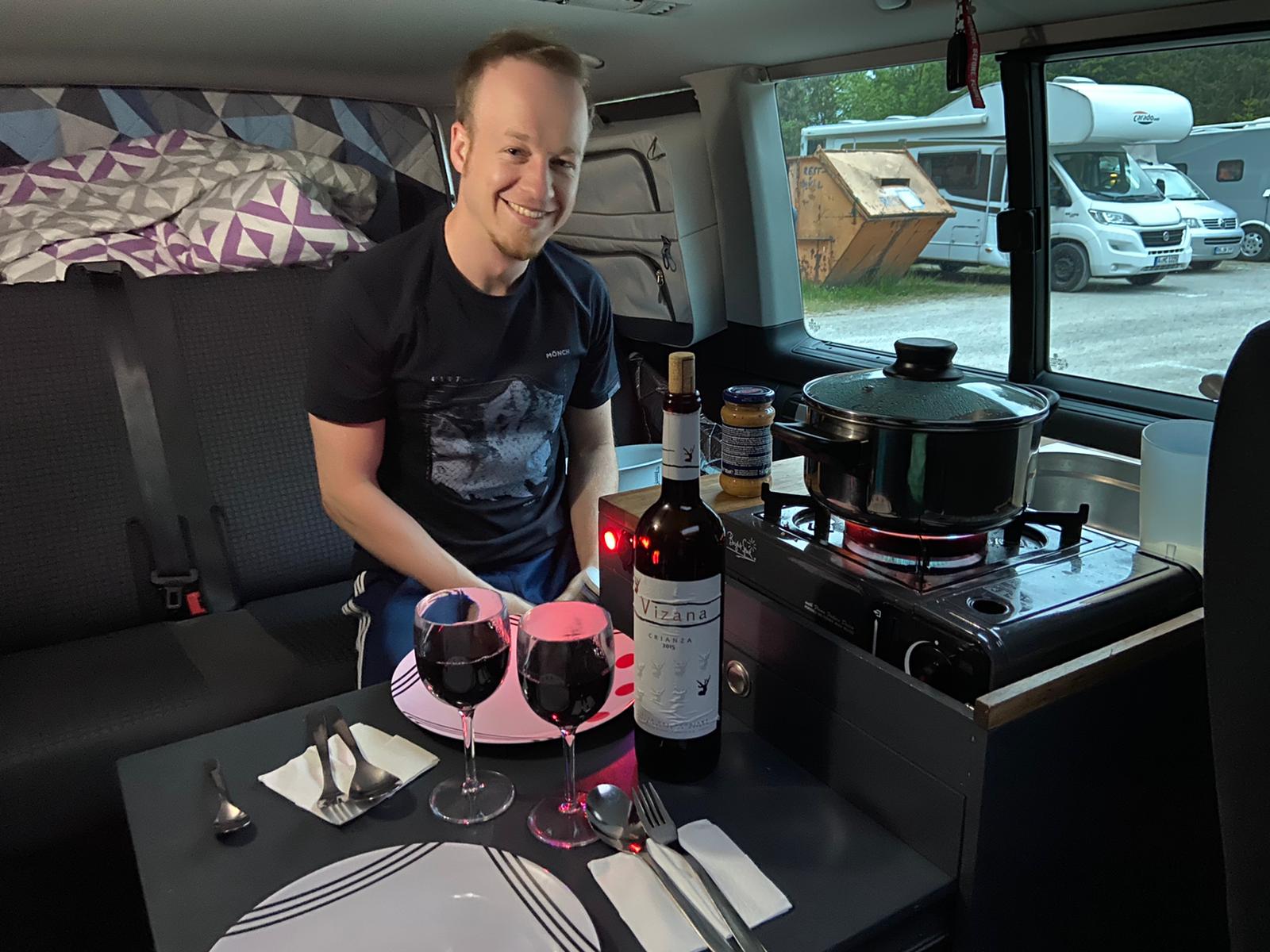 Küchenblock im VW T5