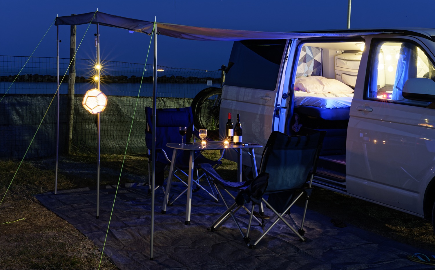 Grillabend am Camper